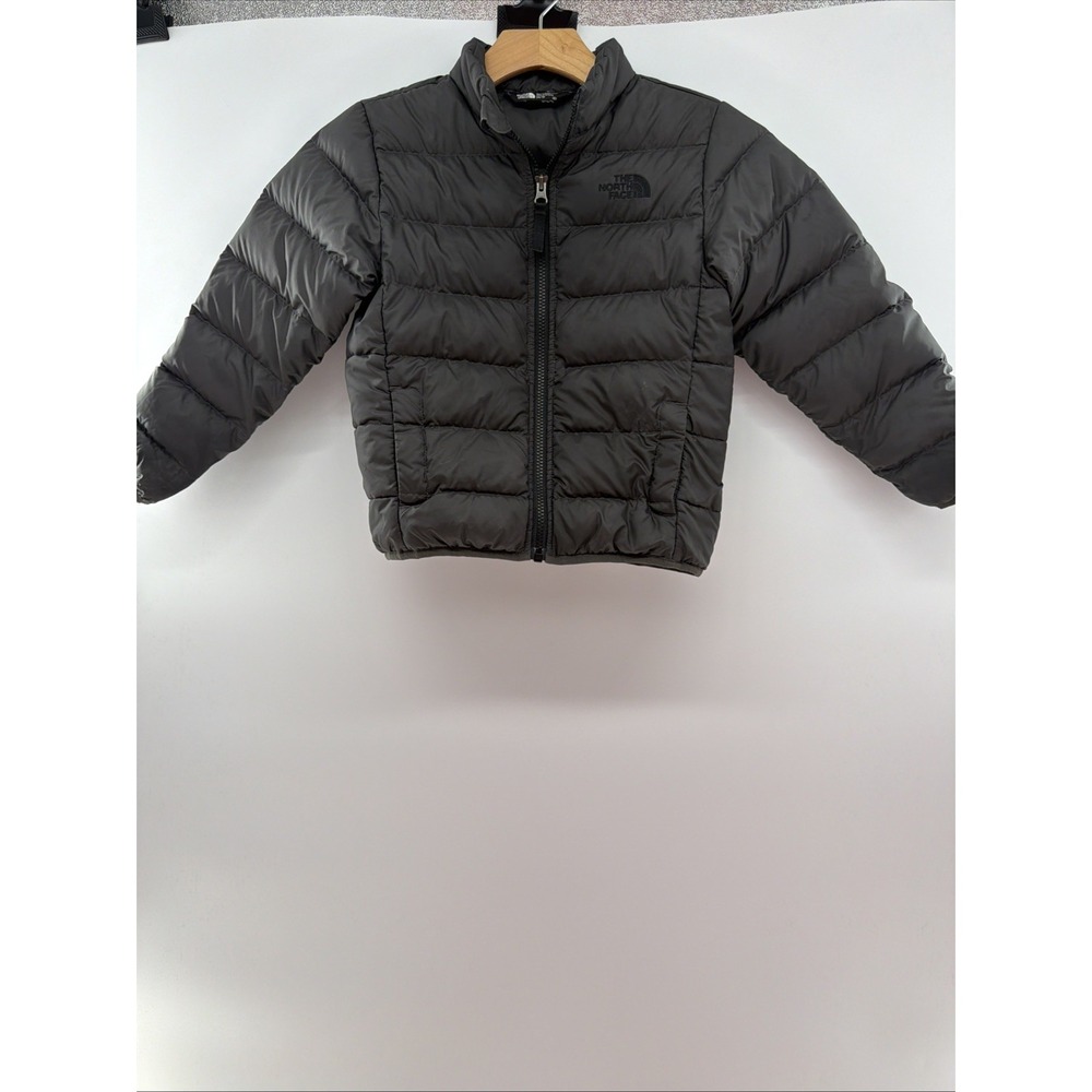The North Face Boys' Andes Down Jacket 550 Boys Size XS 6 Charcoal Gray Puffer
